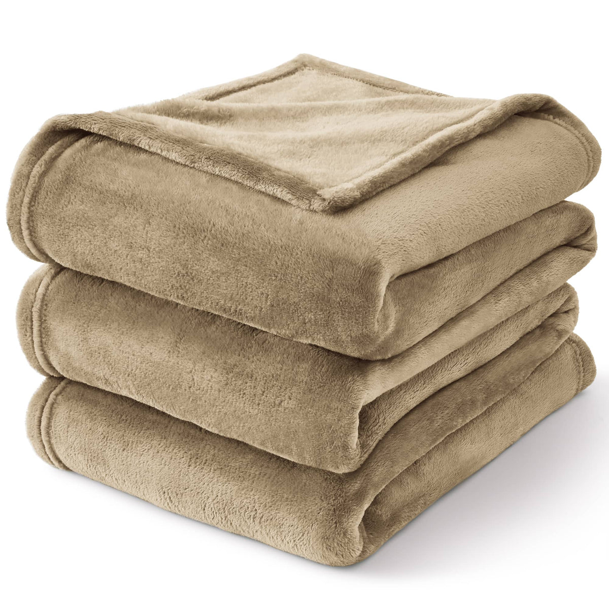 Luxe Flannel Fleece Throw Blanket – Plush Microfiber Throw for Couch, Sofa & Bed