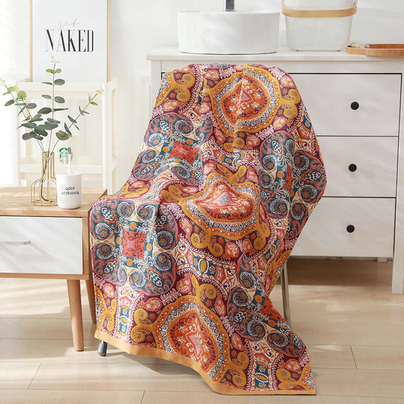 Printed Reversible Beach Towel Bath Towel