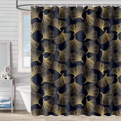Ginkgo Botanical Print Shower Curtain