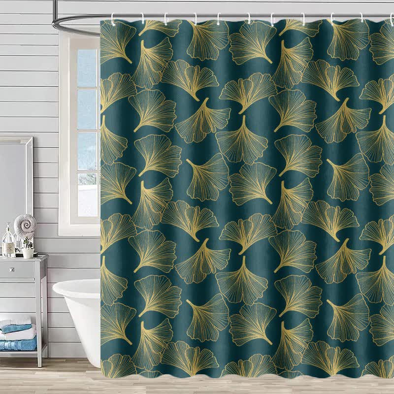 Ginkgo Botanical Print Shower Curtain