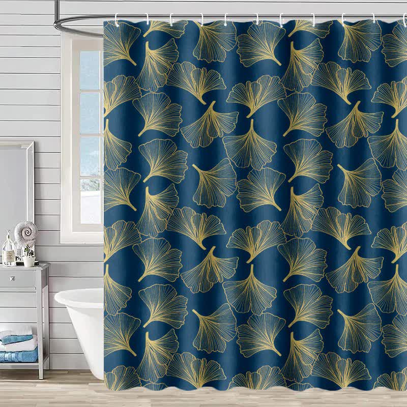 Ginkgo Botanical Print Shower Curtain