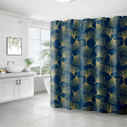 Ginkgo Botanical Print Shower Curtain