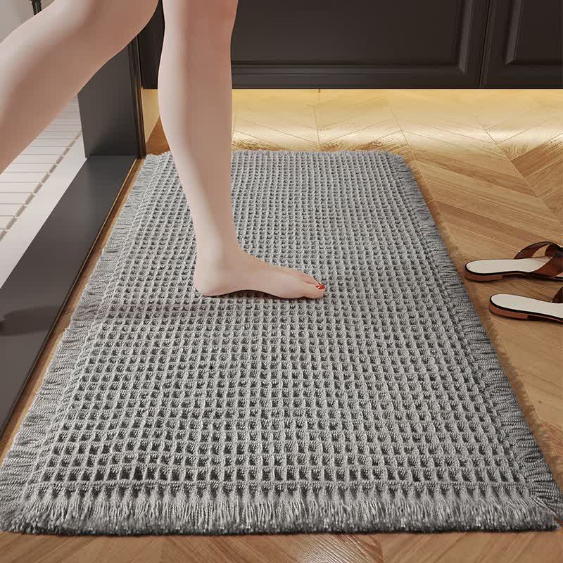 Minimalist Style Waffle Bath Mat