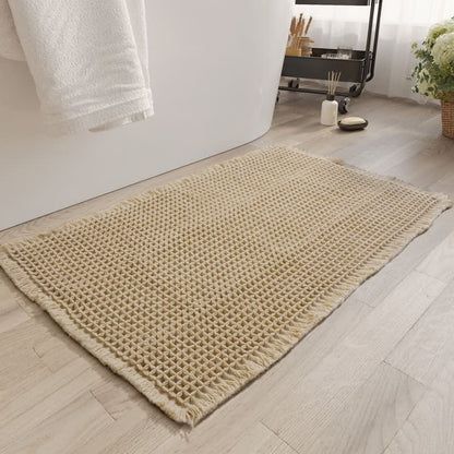 Minimalist Style Waffle Bath Mat