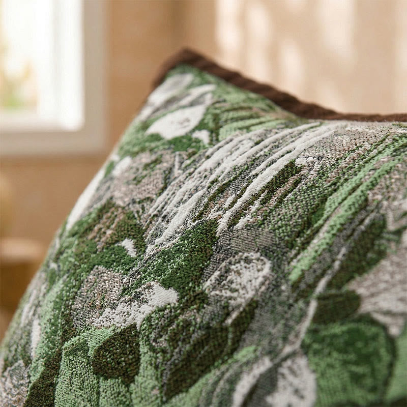 Jacquard Forest Button Cotton Pillowcases (2PCS)