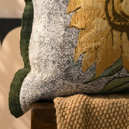 Pure Cotton Jacquard Sunflower Pillowcases (2PCS)