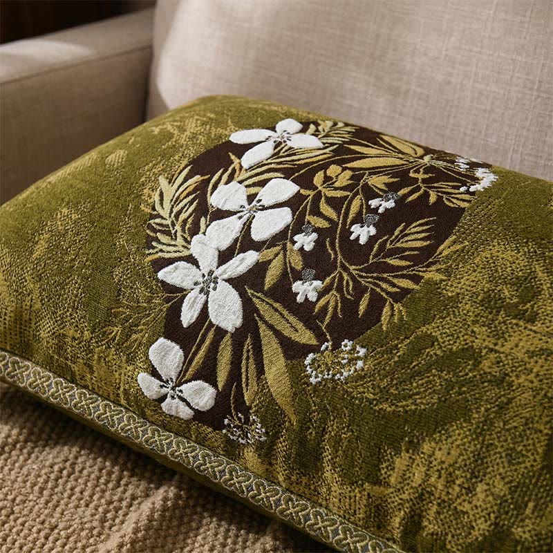 Pure Cotton Jacquard Flower Pillowcases (2PCS)