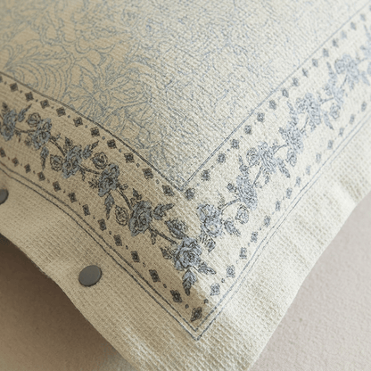 French Floral Cotton Linen Pillowcases (2PCS)