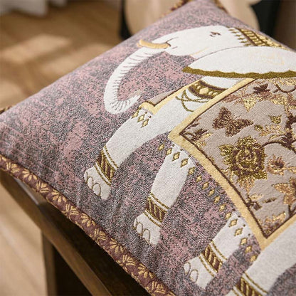 Elephant Jacquard Bohemian Pillowcases (2PCS)