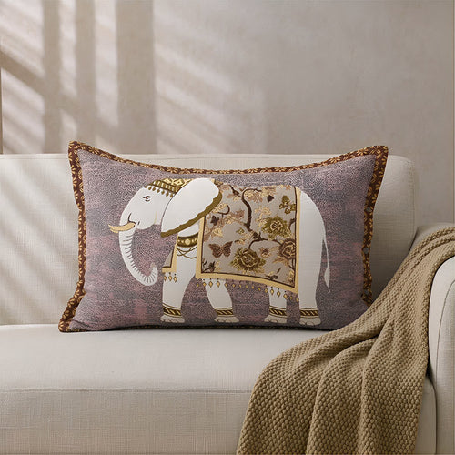 Elephant Jacquard Bohemian Pillowcases (2PCS)
