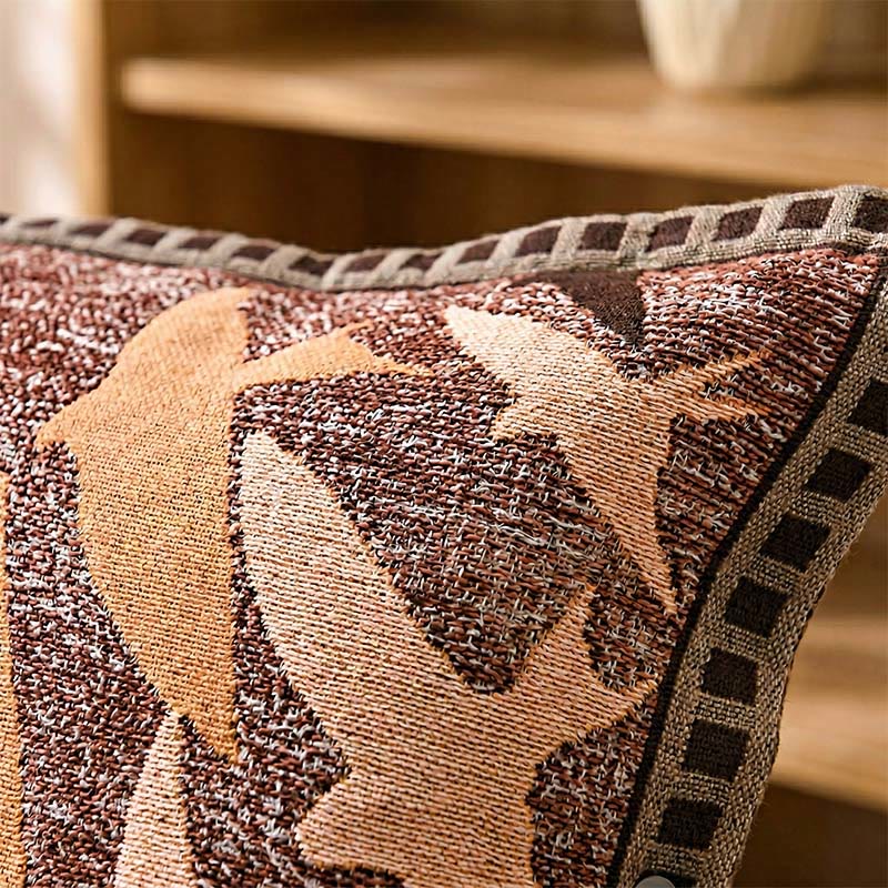 Birds Jacquard Vintage Button Pillowcases (2PCS)