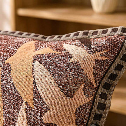 Birds Jacquard Vintage Button Pillowcases (2PCS)