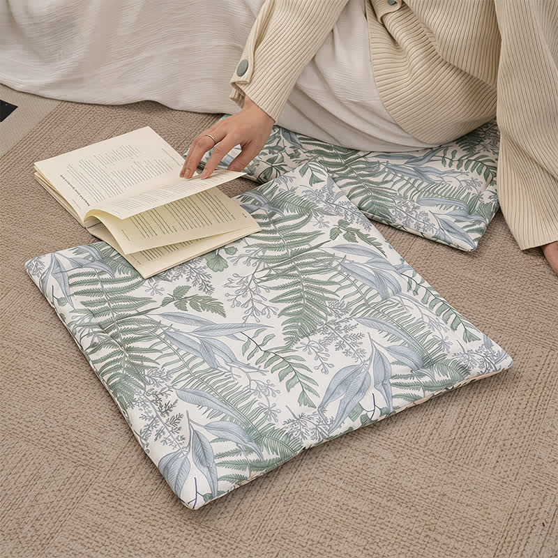 Fern Leaf Cooling Memory Foam Chair Cushion