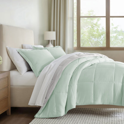 Reversible Down-Alternative Comforter Set