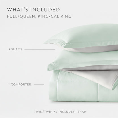 Reversible Down-Alternative Comforter Set
