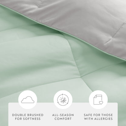 Reversible Down-Alternative Comforter Set
