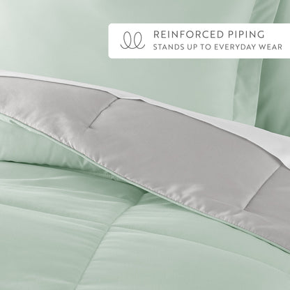 Reversible Down-Alternative Comforter Set