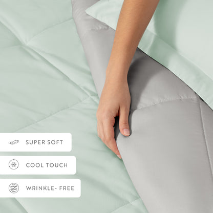 Reversible Down-Alternative Comforter Set