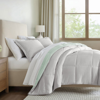 Reversible Down-Alternative Comforter Set