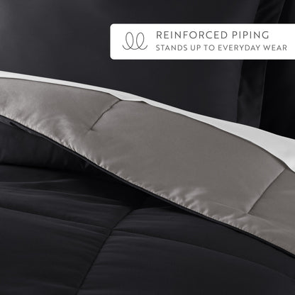 Reversible Down-Alternative Comforter Set