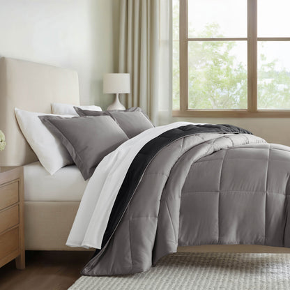 Reversible Down-Alternative Comforter Set