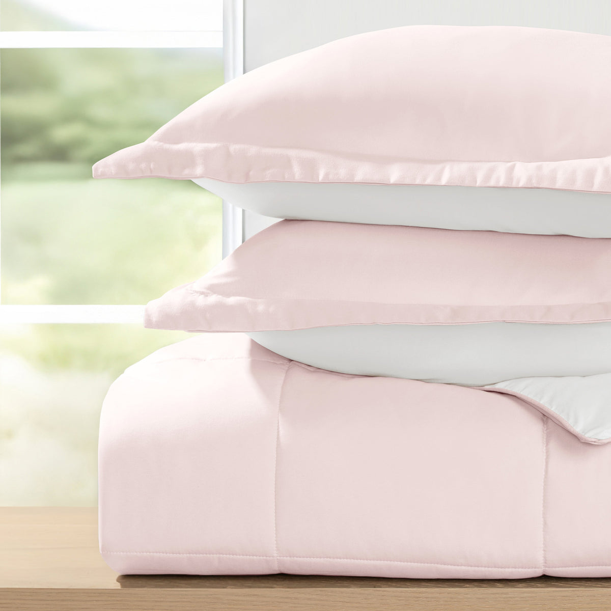 Reversible Down-Alternative Comforter Set