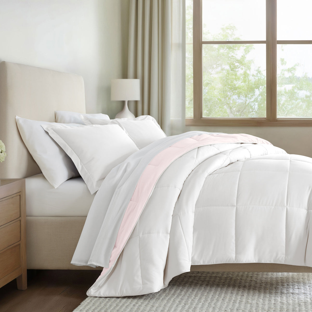 Reversible Down-Alternative Comforter Set