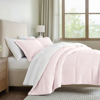 Reversible Down-Alternative Comforter Set