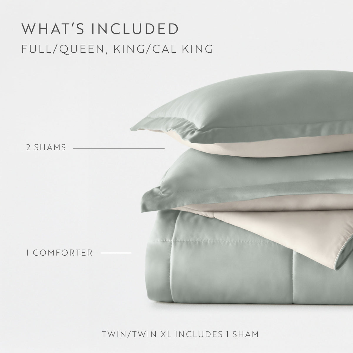 Reversible Down-Alternative Comforter Set