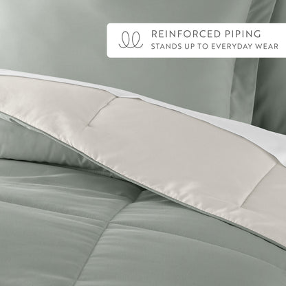 Reversible Down-Alternative Comforter Set