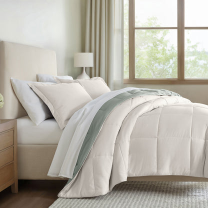 Reversible Down-Alternative Comforter Set