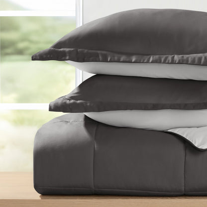 Reversible Down-Alternative Comforter Set