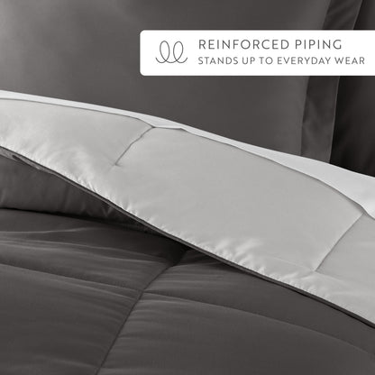 Reversible Down-Alternative Comforter Set