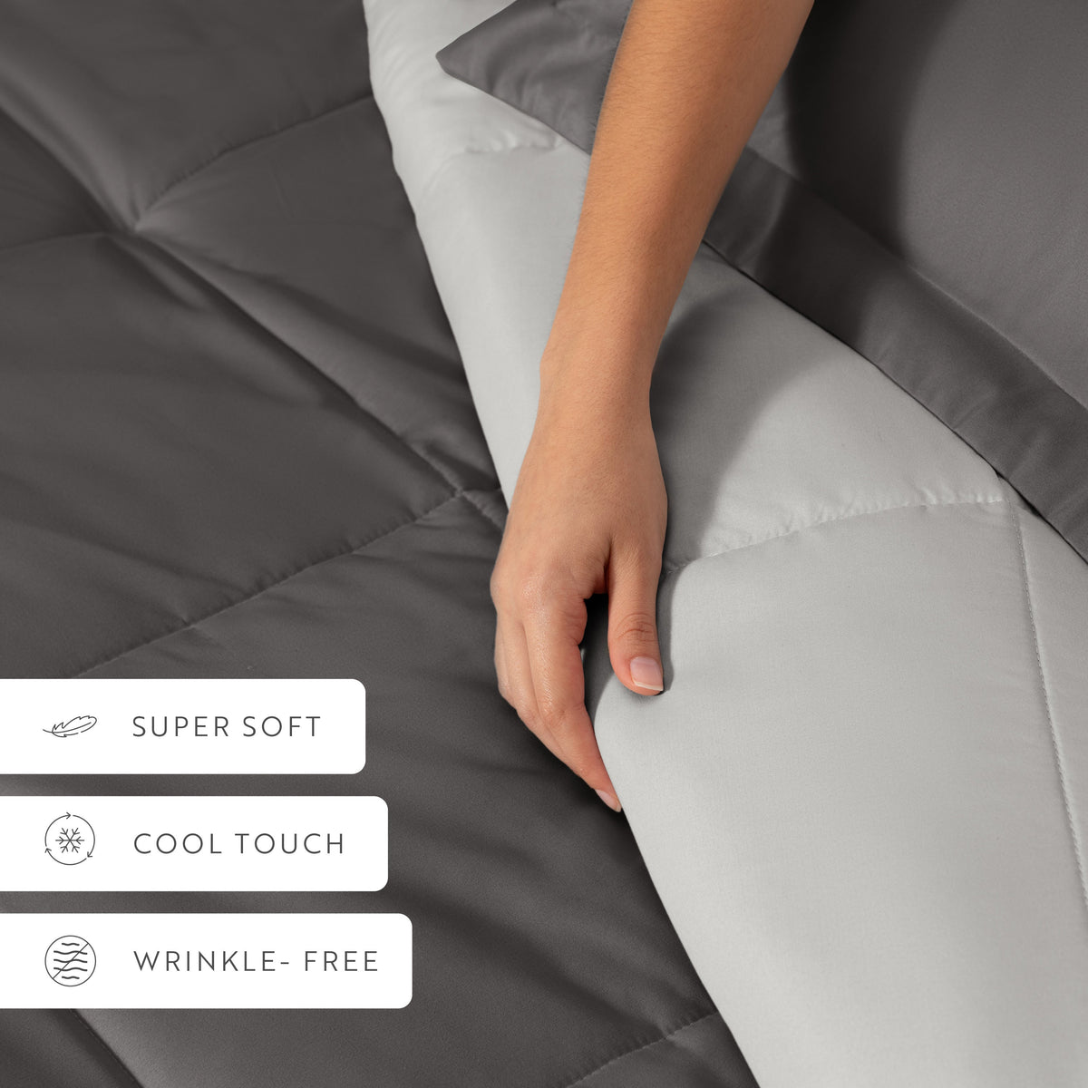 Reversible Down-Alternative Comforter Set