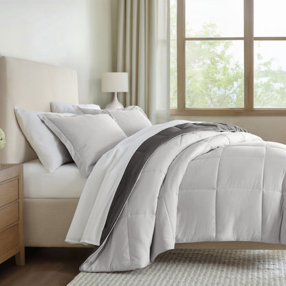 Reversible Down-Alternative Comforter Set
