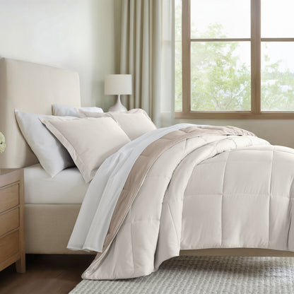 Reversible Down-Alternative Comforter Set
