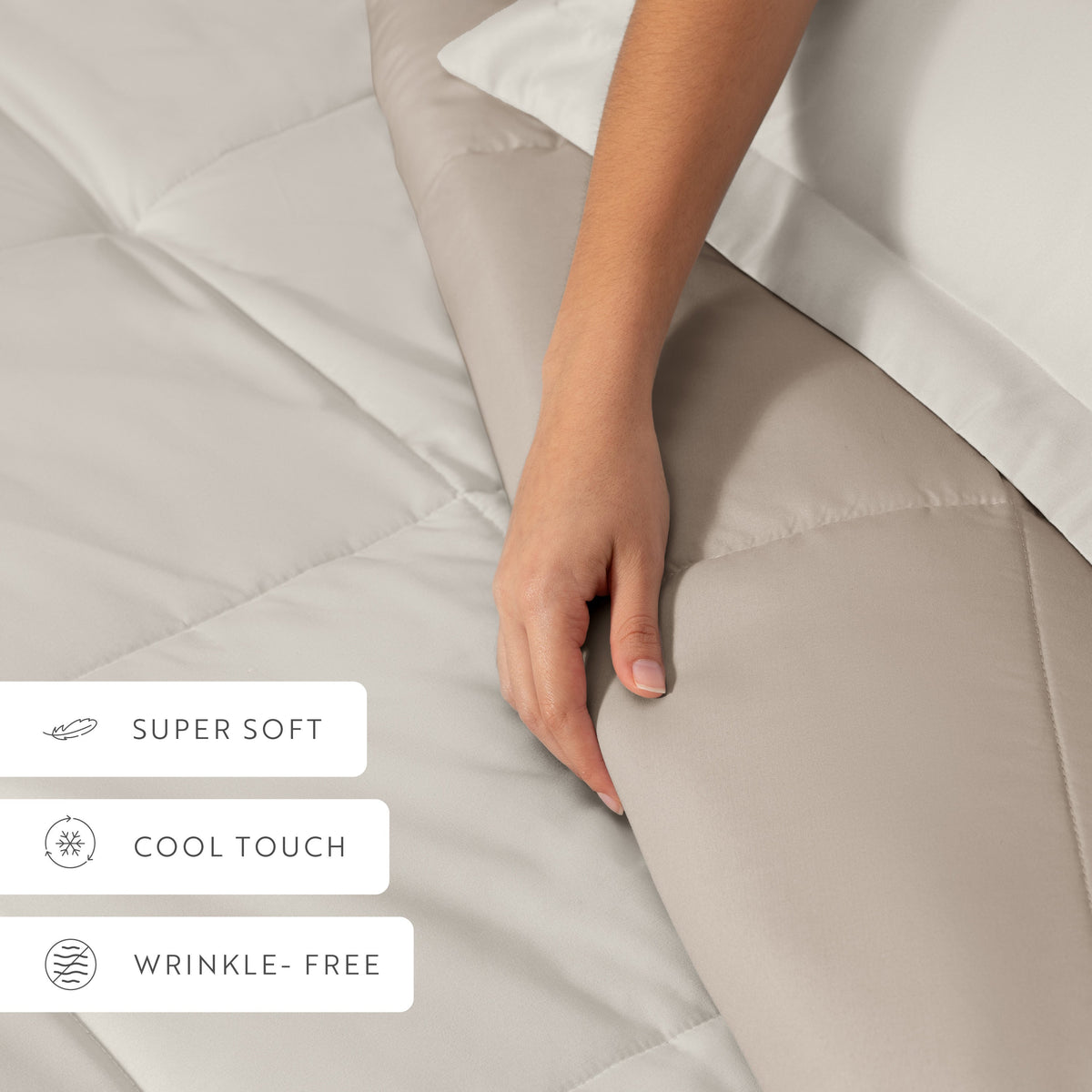 Reversible Down-Alternative Comforter Set