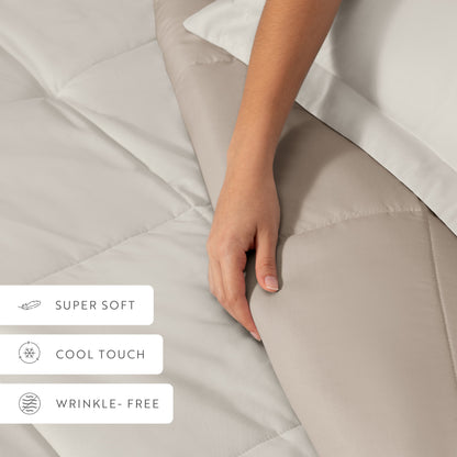 Reversible Down-Alternative Comforter Set