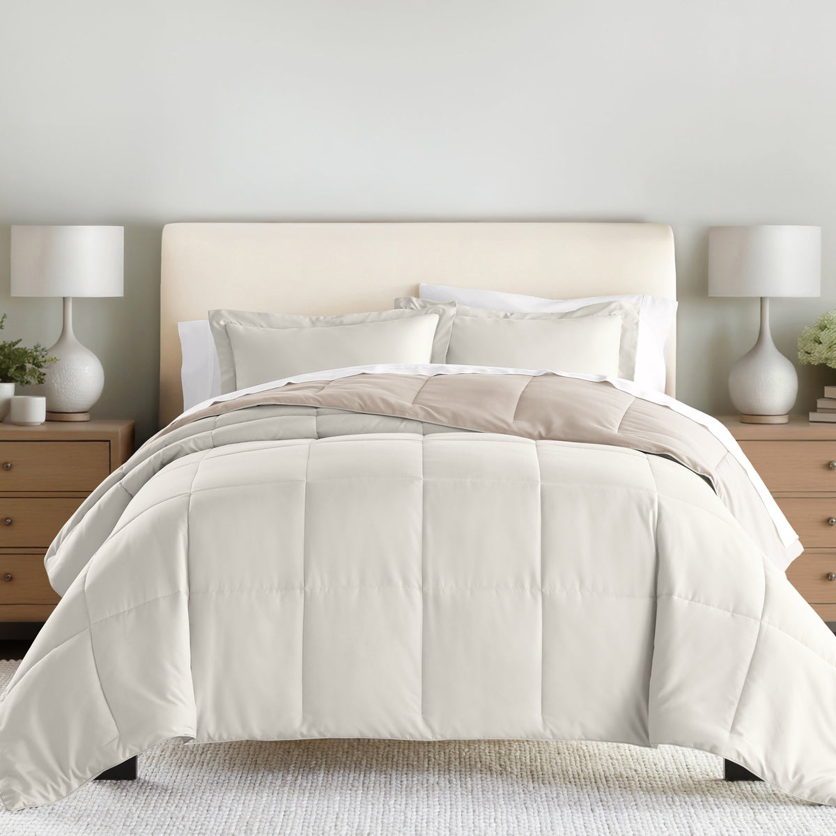 Reversible Down-Alternative Comforter Set