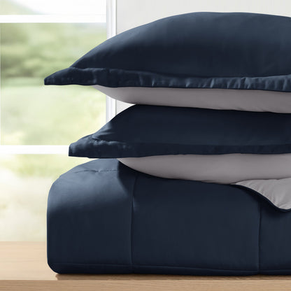 Reversible Down-Alternative Comforter Set