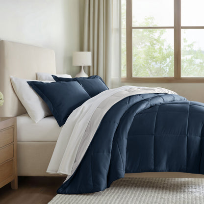 Reversible Down-Alternative Comforter Set