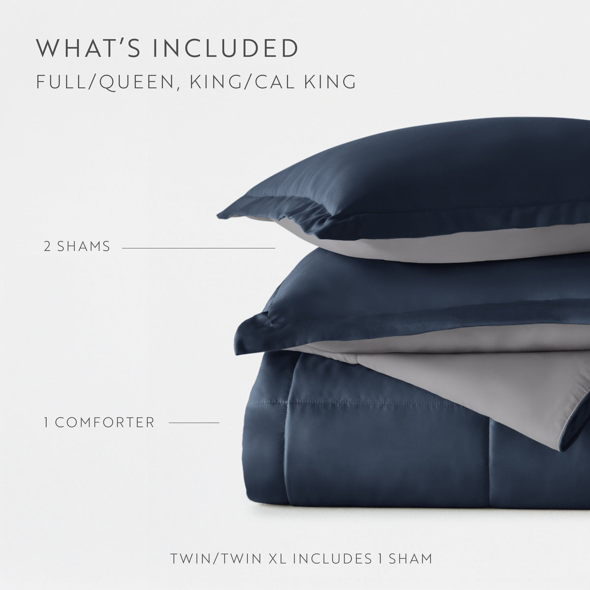 Reversible Down-Alternative Comforter Set