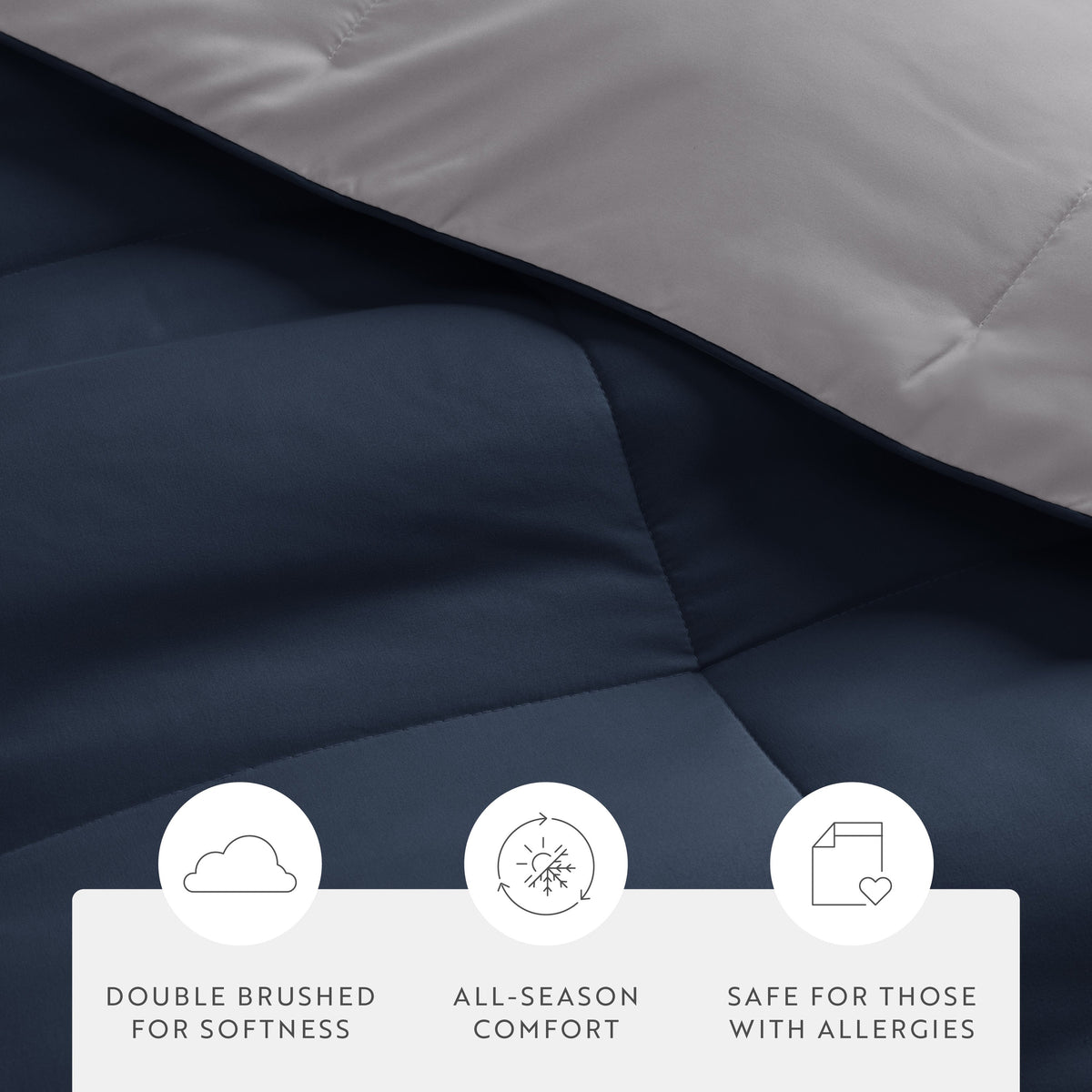 Reversible Down-Alternative Comforter Set