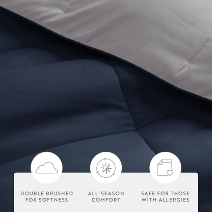 Reversible Down-Alternative Comforter Set