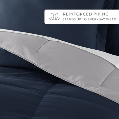 Reversible Down-Alternative Comforter Set