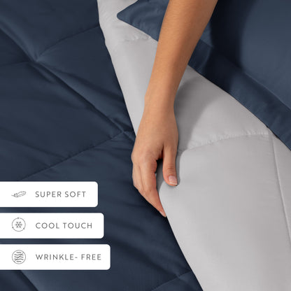 Reversible Down-Alternative Comforter Set