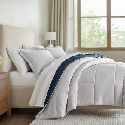 Reversible Down-Alternative Comforter Set