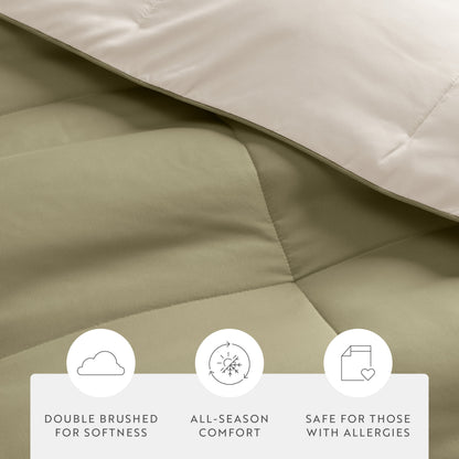 Reversible Down-Alternative Comforter Set