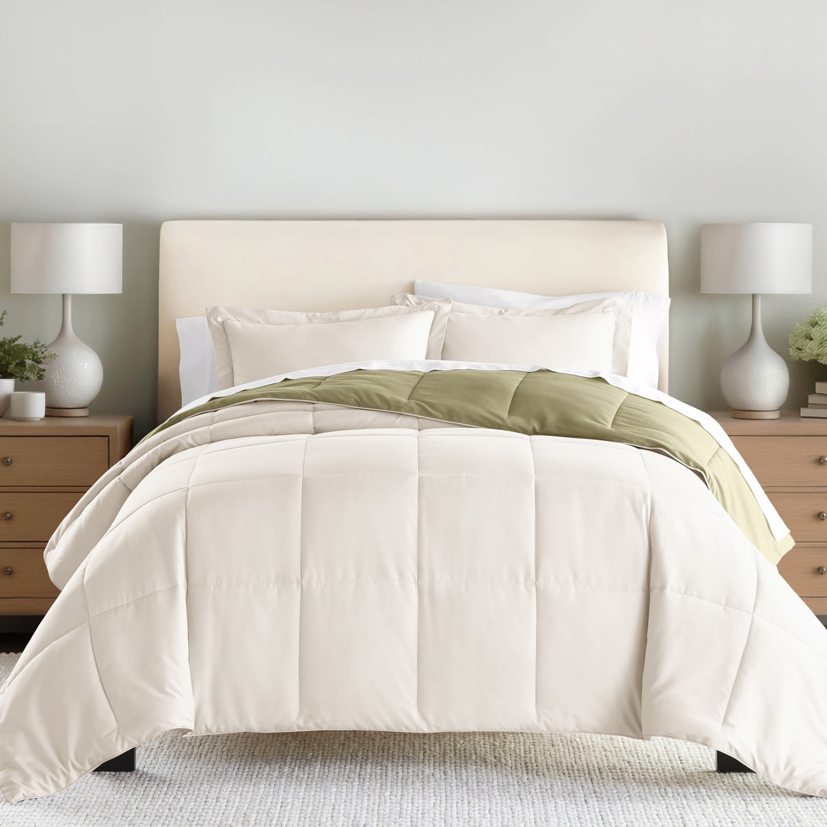 Reversible Down-Alternative Comforter Set