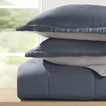 Reversible Down-Alternative Comforter Set